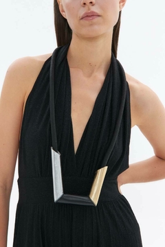 Collar Tube U - Plata/Oro/Negro - Iskin Sisters