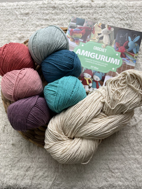 COMBO ALGODON 8/6 y A CREAR N1 - INCLUYE 450GR + LIBRO AMIGURUMIS - comprar online