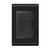 Conjunto 1 Interruptor Simples - Refinatto - Preto Acetinado / Preto