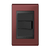 Conjunto 1 Interruptor Simples - Refinatto - Vinho com Preto CVIP001