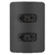 Conjunto 1 Tomada 10A + 1 Tomada 20A - Alumbra Gracia Black Maxx - GBMX007