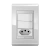 Conjunto 2 Paralelos + 1 Tomada 20A - Refinatto - Branco Alto Brilho / Branco PBB018