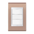 Conjunto 2 Simples - Refinatto - Rose Gold com Branco CRGB021