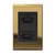 Conjunto 2 Tomadas 20A - Refinatto - Ouro com Preto COP007