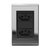 Conjunto 1 Tomada 10A + 1 Tomada 20A - Refinatto - Prata com Preto CPP008