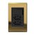 Conjunto 1 Paralelo + 2 Tomadas 20A - Refinatto - Ouro com Preto COP031