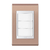 Conjunto 3 Paralelos - Refinatto - Rose Gold com Branco CRGB025