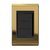 Conjunto 1 Simples + 2 Paralelos - Refinatto - Ouro com Preto COP027