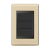 Placa Cega + Suporte 4X2 - Refinatto - Areia Acetinado / Preto SARP035