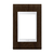 Placa 3 Módulos + Suporte 4X2 - Refinatto - Tabaco com Branco CTAB053