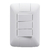 Conjunto 3 Interruptores Simples - Tramontina Aria