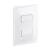 Conjunto 1 Interruptor Simples + 1 Paralelo - Pial Zeffia - PZF25