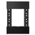 Placa Para 3 Módulos 4x2 - Bticino Living Now Black - LNB48