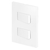 Conjunto 1 Simples + 1 Paralelo - Blux Recta - Branco - BRBF023
