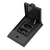 Conjunto 1 Tomada 10A + 1 Tomada 20A - Blux L' Acqua Preto - LACP010