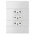 Conjunto 3 Tomadas 10A - Bticino Living Now White - LNW09