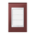 Placa Cega + Suporte 4X2 - Refinatto - Vinho com Branco CVIB035