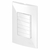 Conjunto 6 Interruptores Simples (Teclas Duplas) - Sleek - Branca MSB020