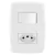 Conjunto 1 Interruptor Paralelo + 1 Tomada 10A - Ilumi Lev - ILL17