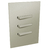 Conjunto 3 Interruptores Paralelos - JNX Legacy R - Champanhe LCP14R