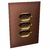 Conjunto 3 Tomadas 20A - JNX Legacy - Aço Corten e Dourado LACD60