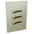 Conjunto 1 Simples + 2 Paralelos - JNX Legacy C - Champanhe e Dourado LCPD16C