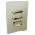 Conjunto 2 Paralelos + 1 Tomada 20A - JNX Legacy R - Champanhe e Dourado LCPD30R