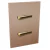 Conjunto 2 Interruptores Paralelos - JNX Legacy R - Rosé e Dourado LRSD11R