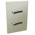 Conjunto 2 Interruptores Paralelos - JNX Legacy R - Champanhe e Cromado LCPC11R