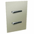 Conjunto 2 Interruptores Simples - JNX Legacy R - Champanhe e Cromado LCPC10R