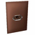 Conjunto 1 Tomada Telefone RJ11 (4 Fios) - JNX Legacy - Aço Corten e Cromado LACC61