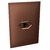 Conjunto 1 Tomada Rede RJ45 (Cat 5) - JNX Legacy - Aço Corten e Ouro Rosé LCOR62
