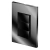 Conjunto 3 Interruptores Paralelos - Blux Recta - Fumê/Preto Gloss BRFPG025