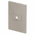 Placa 1 Saída de Fio + Suporte 4x2 - Blux Recta - Fendi Fosco - BRFS043