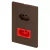 Conjunto 1 Tomada 20A Chocolate + 1 Tomada 10A Vermelha - Blux Recta - Chocolate - BRCS053 - comprar online
