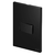 Conjunto 1 Interruptor Simples - Blux Recta - Preto Fosco - BRPF001