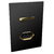 Conjunto 1 Simples + 1 Tomada 20A - JNX Legacy C - Preto Fosco e Dourado LPFD24C