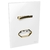 Conjunto 1 Paralelo + 1 Tomada 10A - JNX Legacy C - Branco e Dourado LBD25C