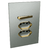 Conjunto 1 Paralelo + 2 Tomadas 20A - JNX Legacy R - Platina e Dourado LPLD36R