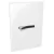 Conjunto 1 Interruptor Simples - JNX Legacy C - Branco e Cromado LBC01C