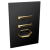 Conjunto 1 Simples + 1 Paralelo + 1 Tomada 20A - JNX Legacy R - Preto Fosco e Dourado LPFD32R