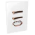 Conjunto 2 Simples + 1 Tomada 20A - JNX Legacy C - Branco e Ouro Rosé LBOR28C