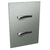 Conjunto 2 Interruptores Simples - JNX Legacy C - Platina e Cromado LPLC10C