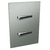 Conjunto 2 Interruptores Simples - JNX Legacy R - Platina e Cromado LPLC10R