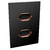 Conjunto 2 Tomadas 20A - JNX Legacy - Preto Fosco e Ouro Rosé LPFOR50