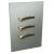 Conjunto 2 Simples + 1 Paralelo - JNX Legacy C - Platina e Dourado LPLD15C