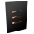 Conjunto 1 Simples + 2 Paralelos - JNX Legacy C - Preto Fosco e Ouro Rosé LPFOR16C