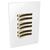 Conjunto 6 Interruptores Simples - JNX Legacy C - Branco e Dourado LBD20C