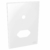Placa 1 Furo + 1 Tomada 4x2 - JNX Legacy - Branco P4204BR