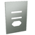 Placa 2 Interruptores + 1 Tomada 4x2 - JNX Legacy - Platina P4216PL